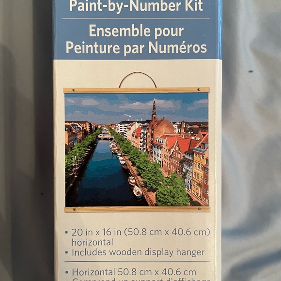 Paint by number kit never used artist kids fun family craft Europe travel water - Picture 2 of 5